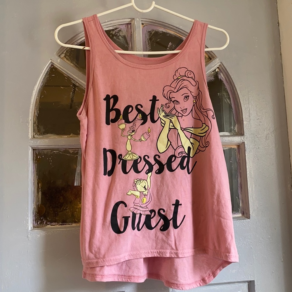 Pink Disney Tank Top Size Medium